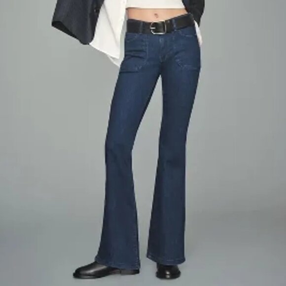ANTHRO PILCRO THE DEMILUNE BOOT CUT JEANS STRETCH DENIM MID-RISE sz 28 - Picture 1 of 8